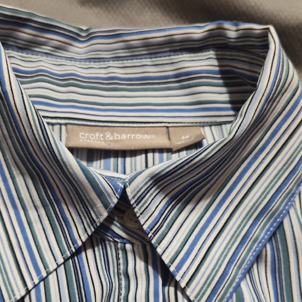 Croft & Barrow Men's Multi-Striped Button Down Shirt